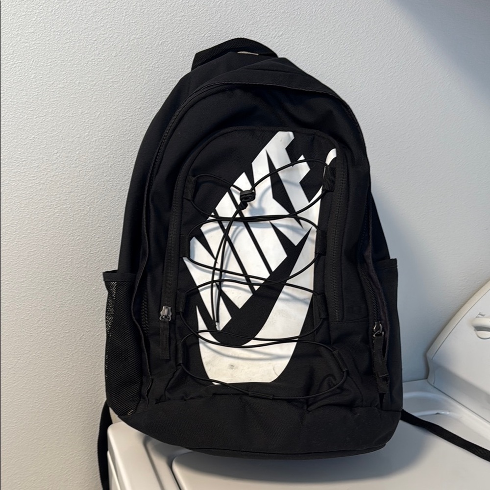 Nike Black and White Backpack